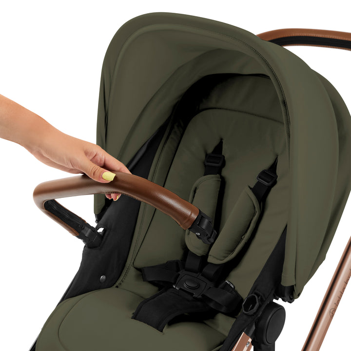 Ickle Bubba Stomp Luxe 12 Piece Maxi-Cosi CabrioFix i-Size Travel System Bundle, Woodland / Bronze - image 17