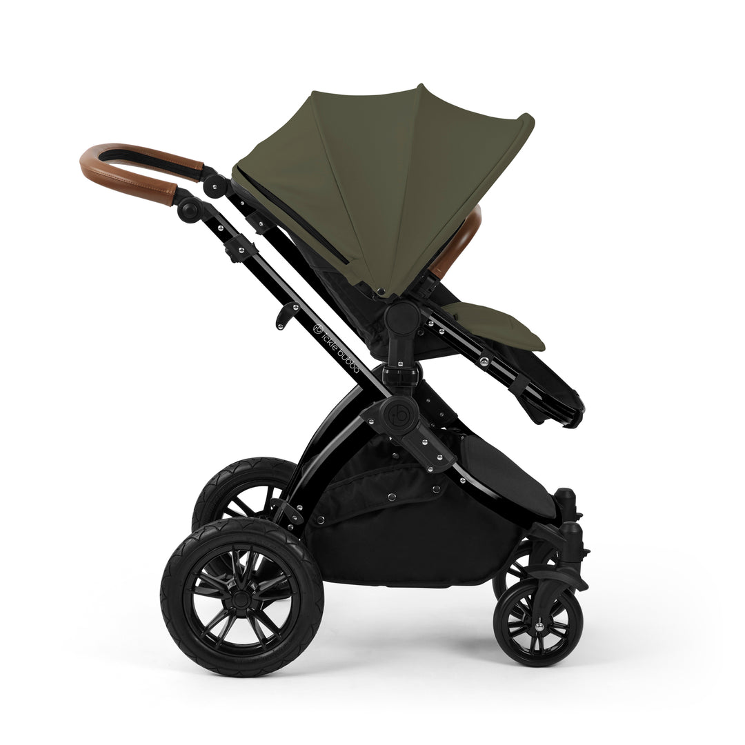 Ickle Bubba Stomp Luxe 12 Piece Maxi-Cosi CabrioFix i-Size Travel System Bundle, Woodland / Black - image 7