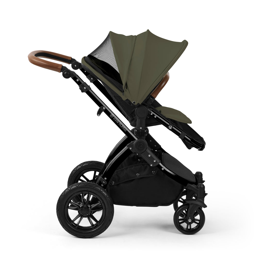 Ickle Bubba Stomp Luxe 12 Piece Maxi-Cosi CabrioFix i-Size Travel System Bundle, Woodland / Black - image 8