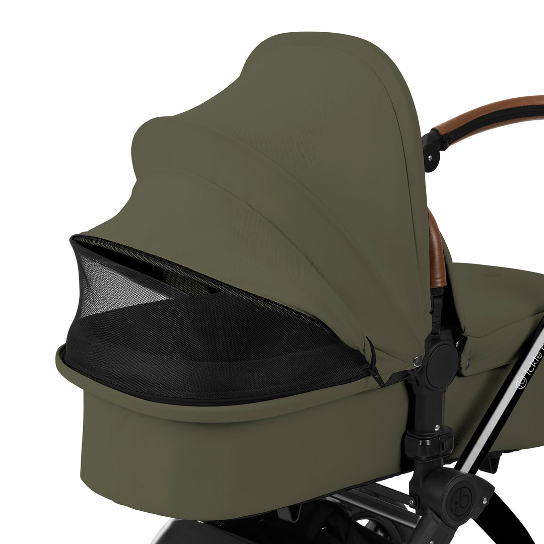 Ickle Bubba Stomp Luxe 12 Piece Maxi-Cosi CabrioFix i-Size Travel System Bundle, Woodland / Black - image 16