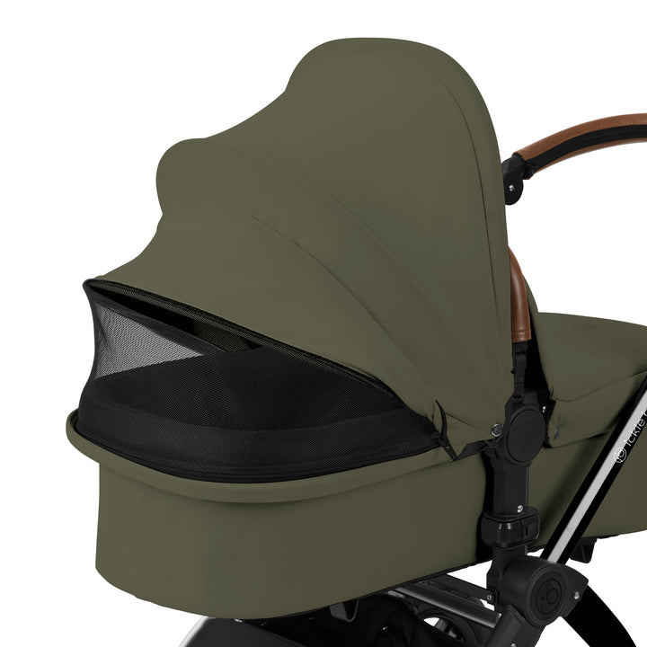 Ickle Bubba Stomp Luxe 12 Piece Maxi-Cosi CabrioFix i-Size Travel System Bundle, Woodland / Black - image 16