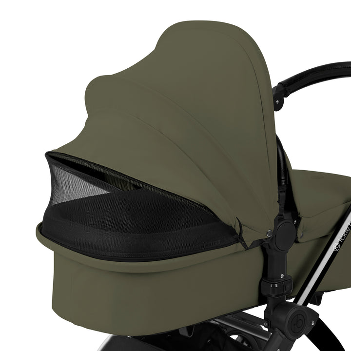Ickle Bubba Stomp Luxe 12 Piece Maxi-Cosi CabrioFix i-Size Travel System Bundle, Woodland / Black - image 16