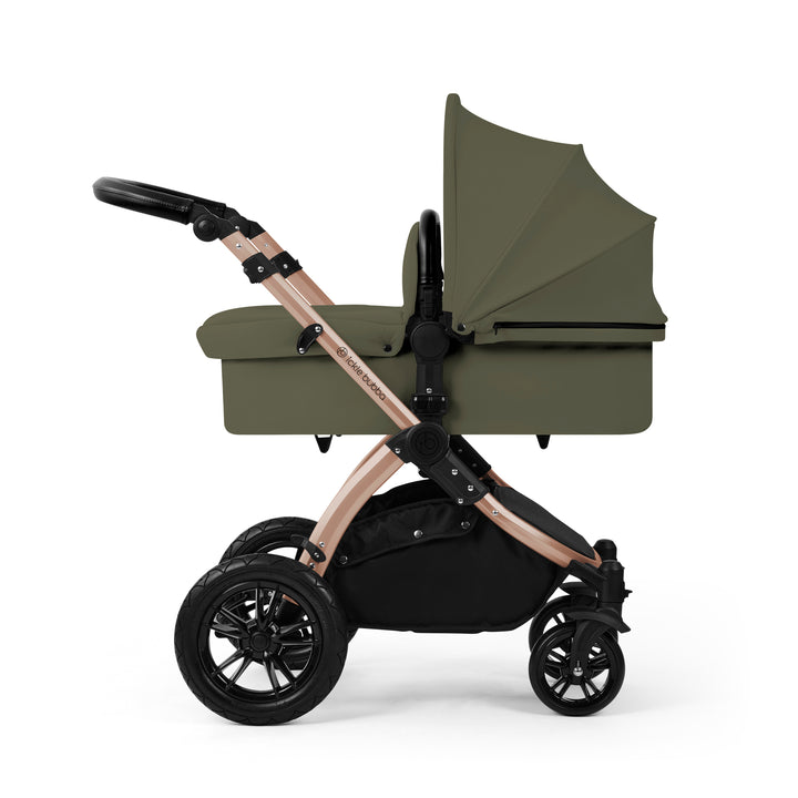 Ickle Bubba Stomp Luxe 12 Piece Maxi-Cosi CabrioFix i-Size Travel System Bundle, Woodland / Bronze - image 3