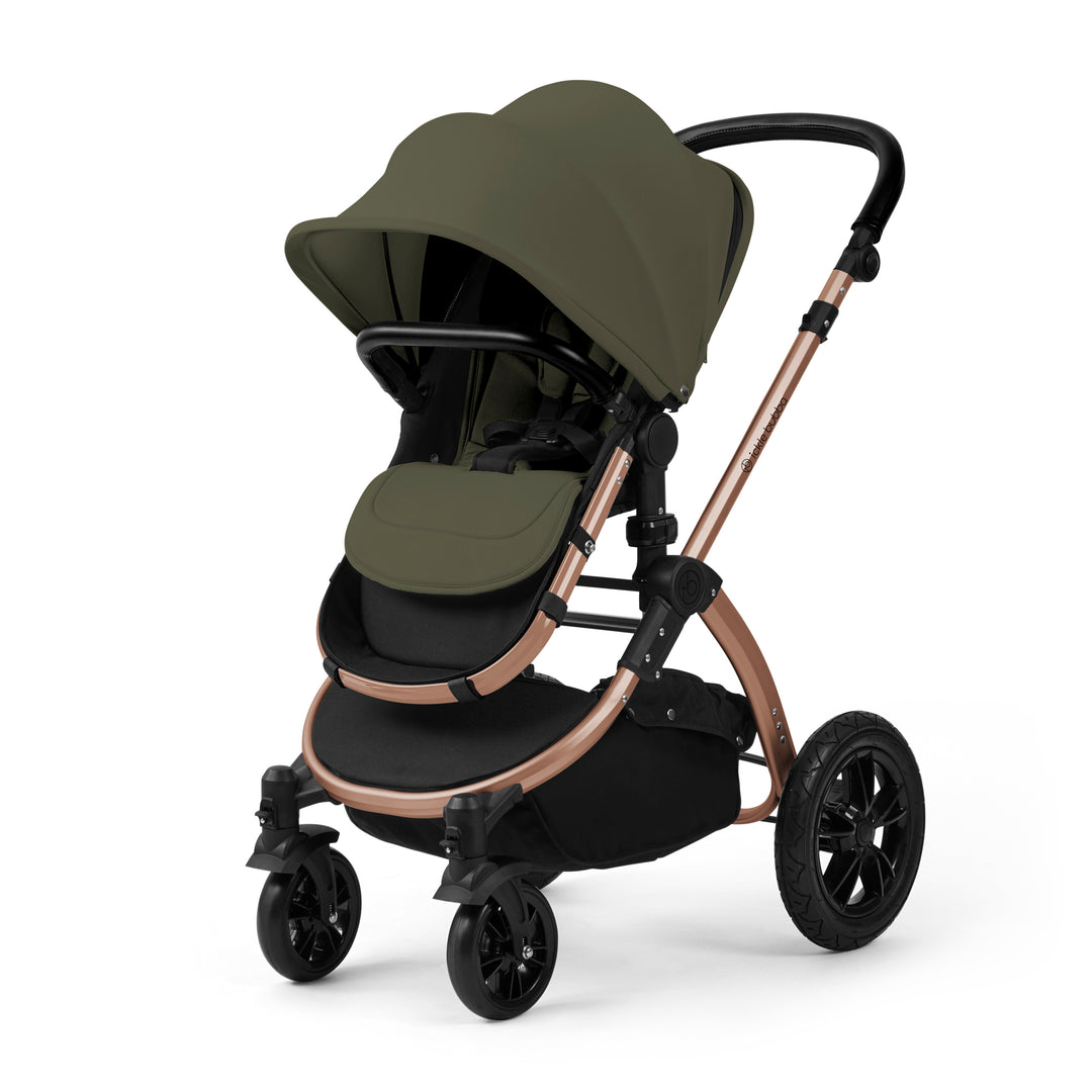 Ickle Bubba Stomp Luxe 12 Piece Maxi-Cosi CabrioFix i-Size Travel System Bundle, Woodland / Bronze - image 5