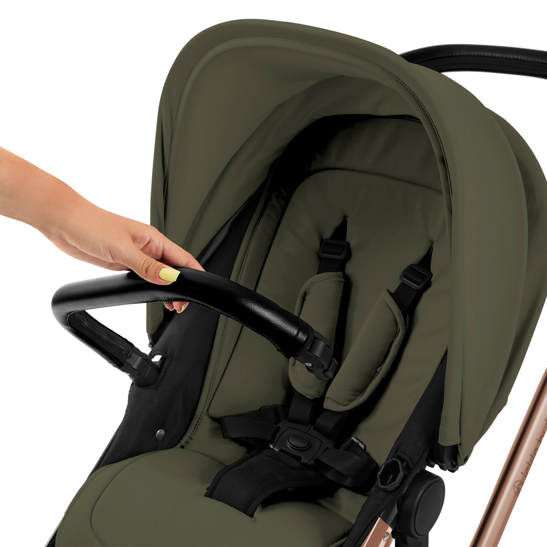 Ickle Bubba Stomp Luxe 12 Piece Maxi-Cosi CabrioFix i-Size Travel System Bundle, Woodland / Bronze - image 17
