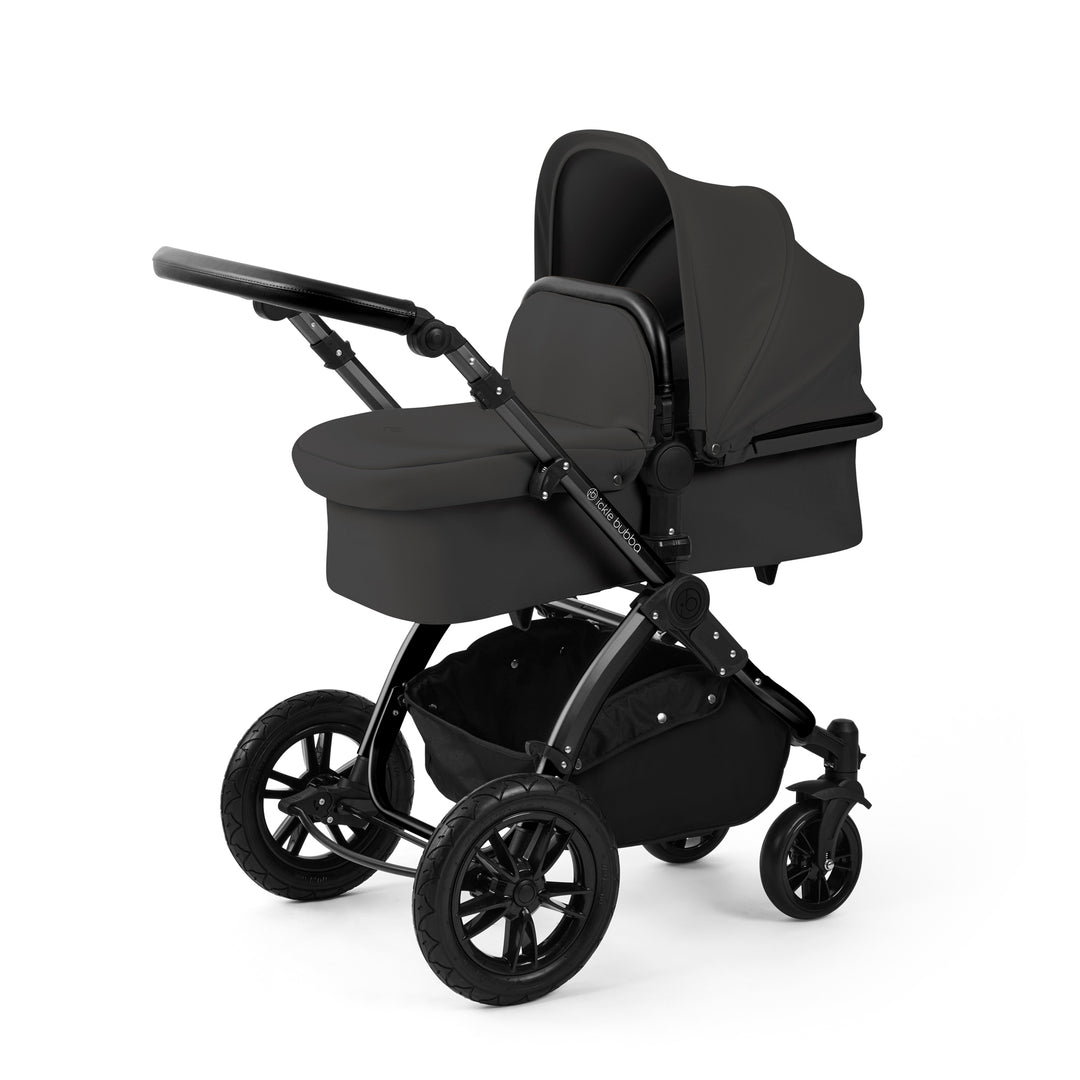 Ickle Bubba Stomp Luxe 12 Piece Maxi-Cosi CabrioFix i-Size Travel System Bundle, Charcoal Grey / Black - image 2