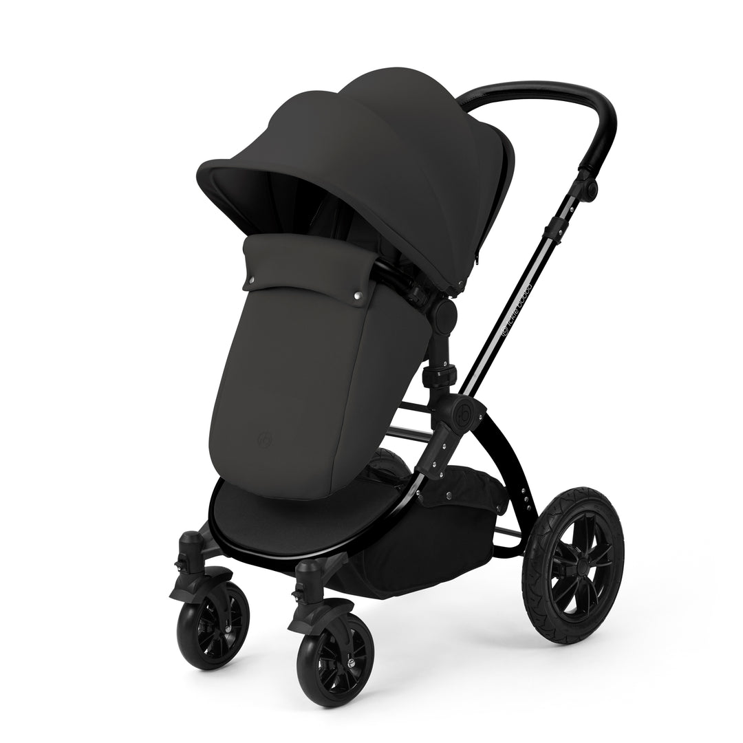 Ickle Bubba Stomp Luxe 12 Piece Maxi-Cosi CabrioFix i-Size Travel System Bundle, Charcoal Grey / Black - image 6