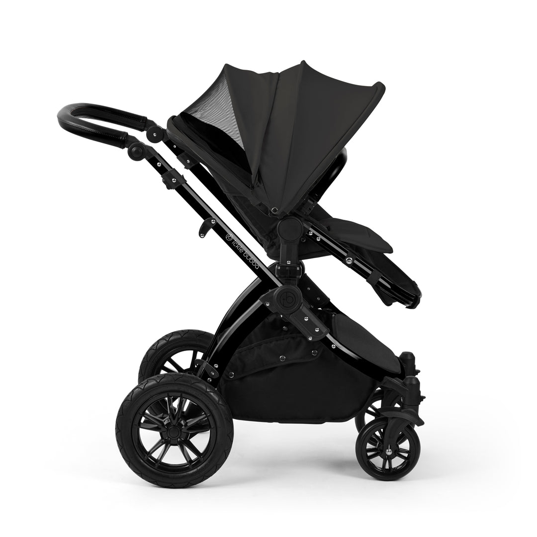Ickle Bubba Stomp Luxe 12 Piece Maxi-Cosi CabrioFix i-Size Travel System Bundle, Charcoal Grey / Black - image 8