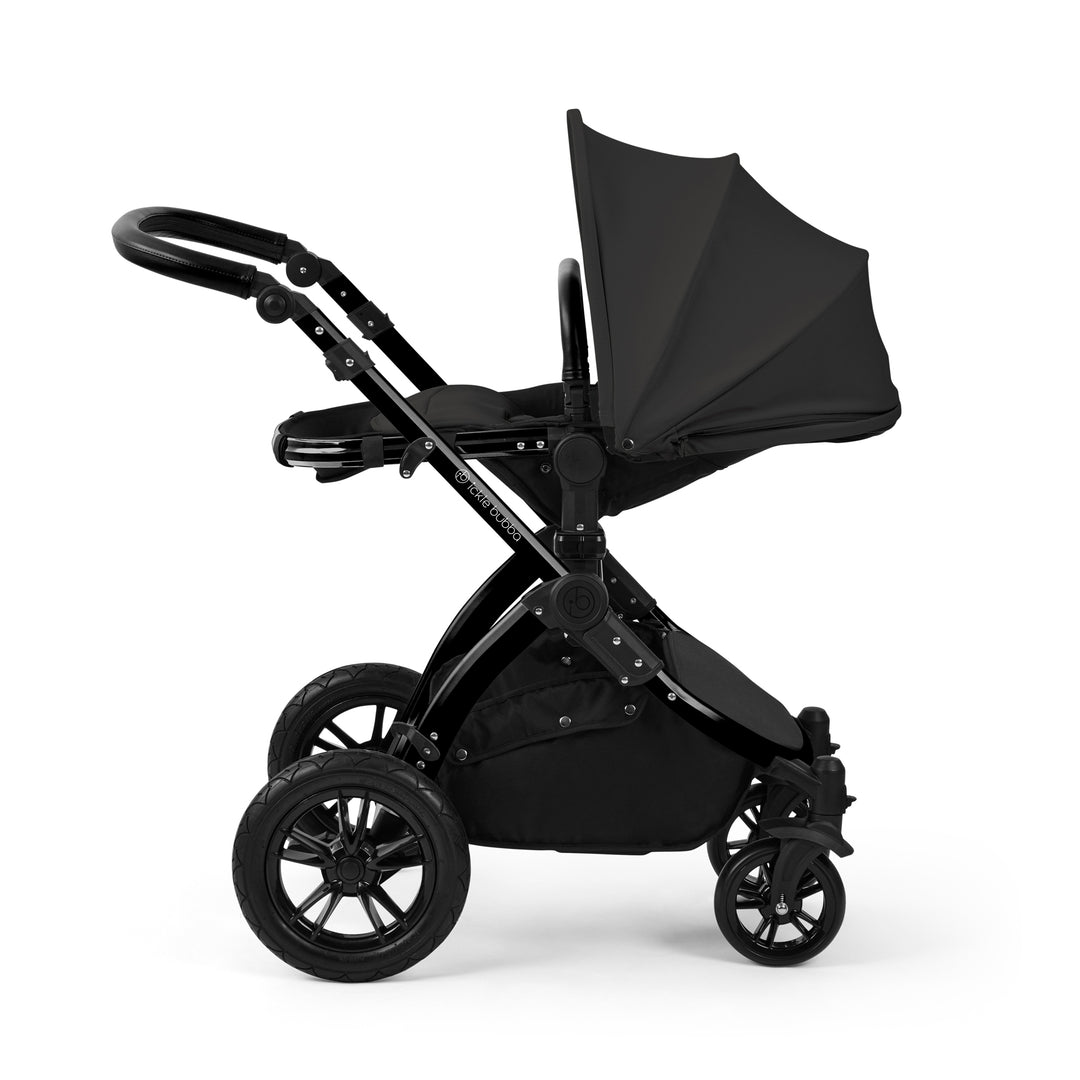 Ickle Bubba Stomp Luxe 12 Piece Maxi-Cosi CabrioFix i-Size Travel System Bundle, Charcoal Grey / Black - image 9