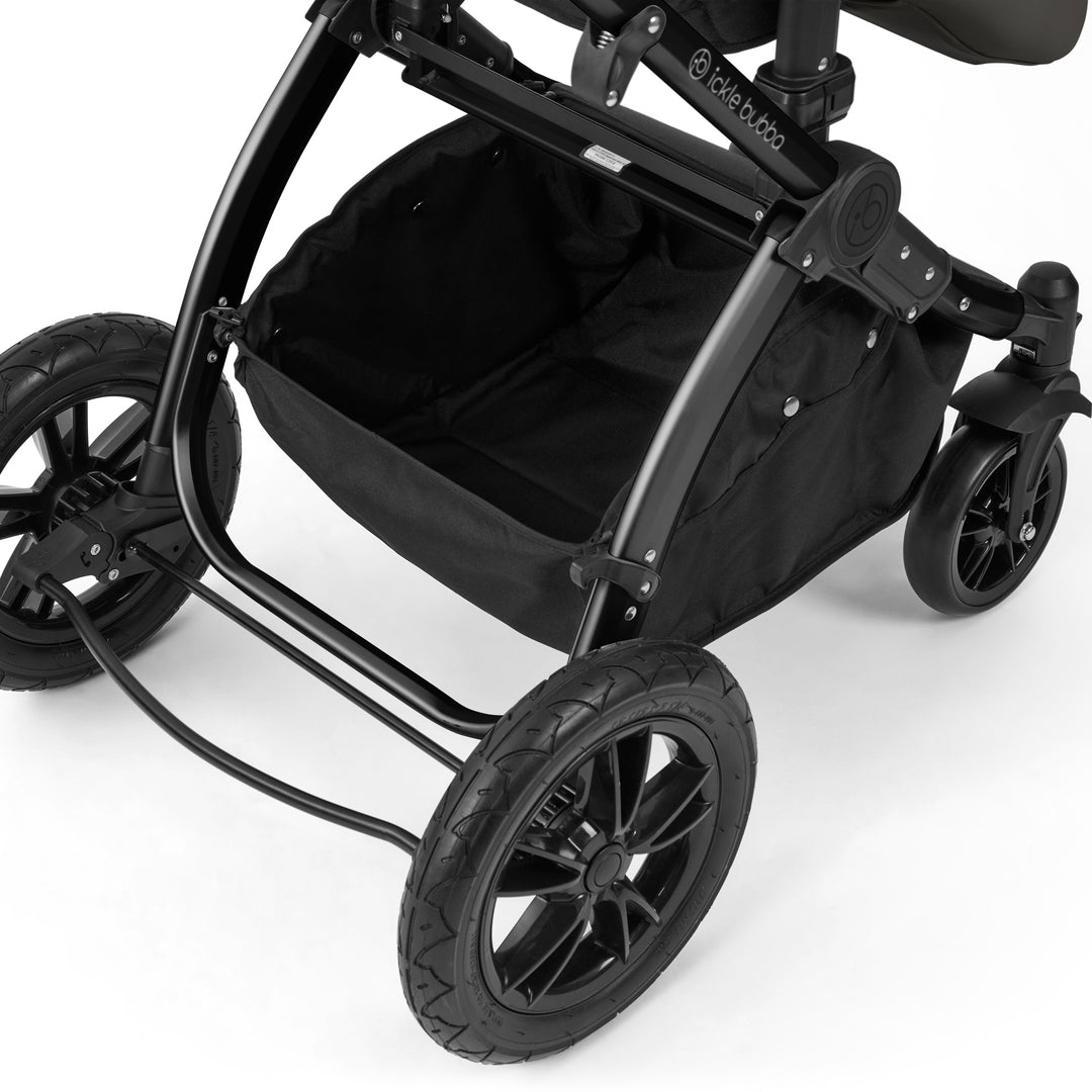 Ickle Bubba Stomp Luxe 12 Piece Maxi-Cosi CabrioFix i-Size Travel System Bundle, Charcoal Grey / Black - image 18