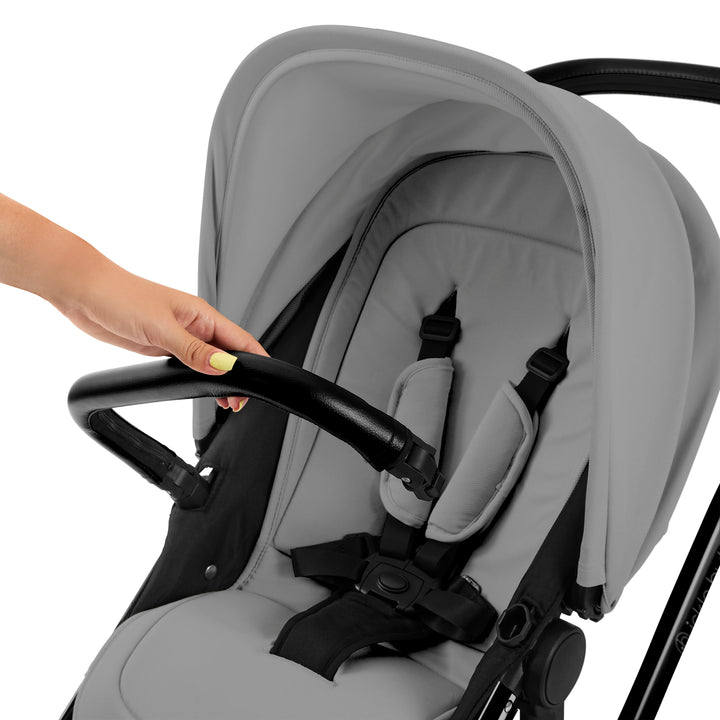 Ickle Bubba Stomp Luxe 12 Piece Maxi-Cosi CabrioFix i-Size Travel System Bundle, Pearl Grey / Black - image 17