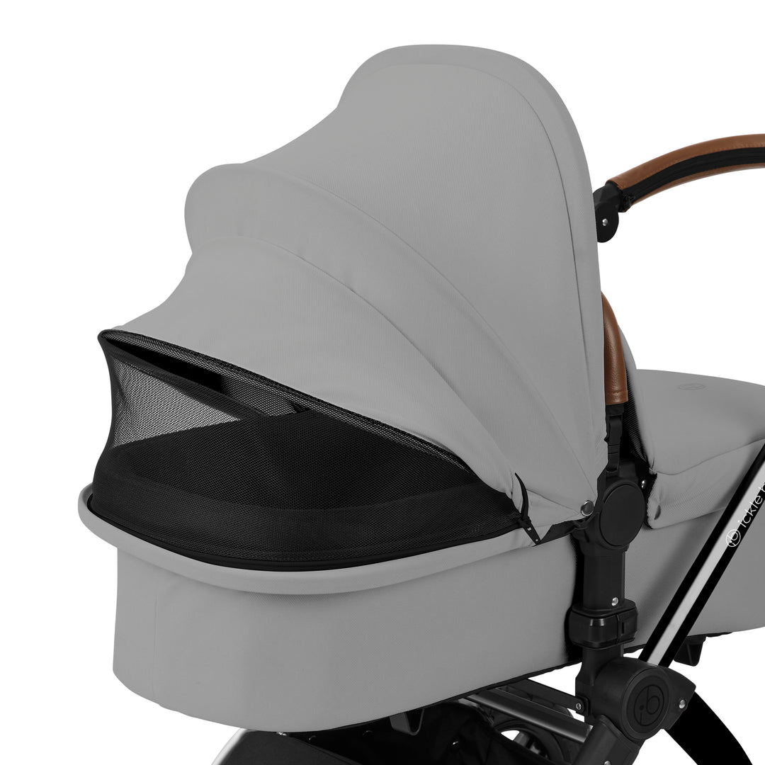 Ickle Bubba Stomp Luxe 12 Piece Maxi-Cosi CabrioFix i-Size Travel System Bundle, Pearl Grey / Black - image 16