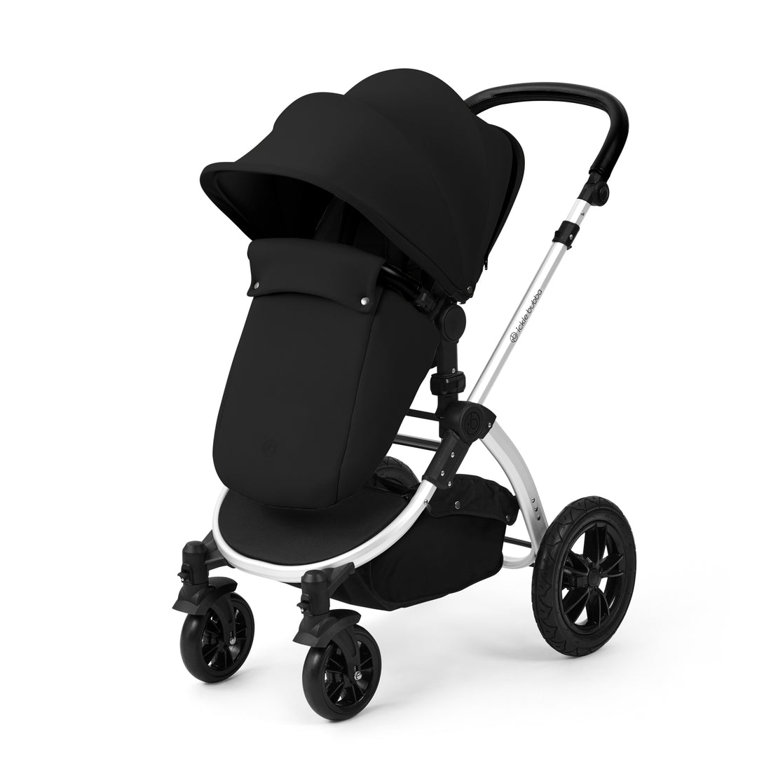 Ickle Bubba Stomp Luxe 12 Piece Maxi-Cosi CabrioFix i-Size Travel System Bundle, Midnight / Silver - image 6