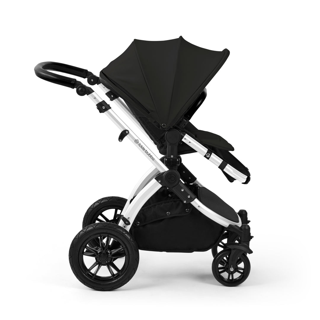 Ickle Bubba Stomp Luxe 12 Piece Maxi-Cosi CabrioFix i-Size Travel System Bundle, Midnight / Silver - image 7