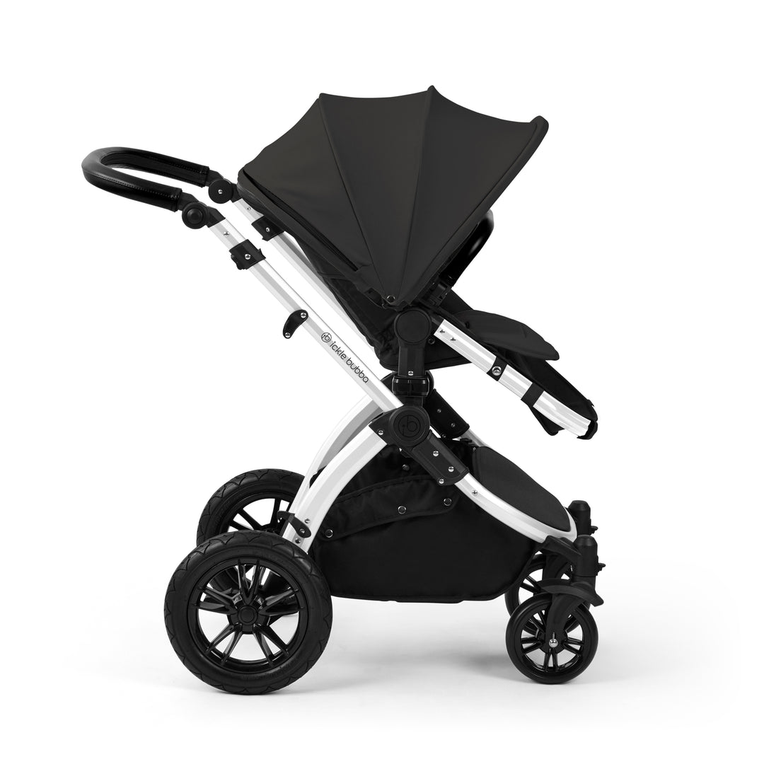 Ickle Bubba Stomp Luxe 12 Piece Maxi-Cosi CabrioFix i-Size Travel System Bundle, Charcoal Grey / Silver - image 7
