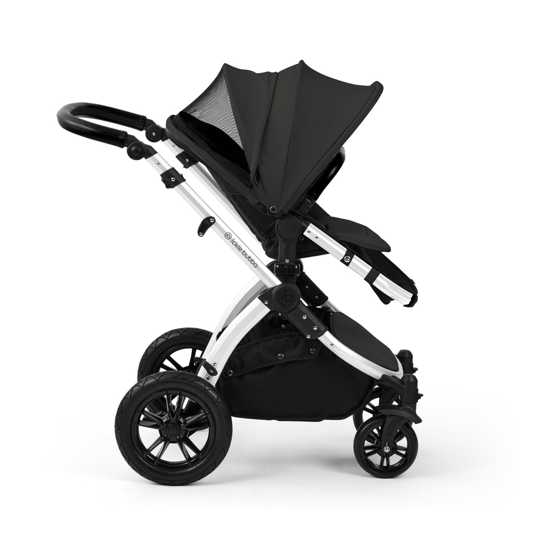 Ickle Bubba Stomp Luxe 12 Piece Maxi-Cosi CabrioFix i-Size Travel System Bundle, Charcoal Grey / Silver - image 8