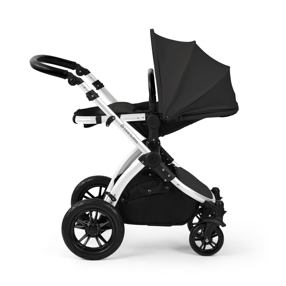 Ickle Bubba Stomp Luxe 12 Piece Maxi-Cosi CabrioFix i-Size Travel System Bundle, Charcoal Grey / Silver - image 9