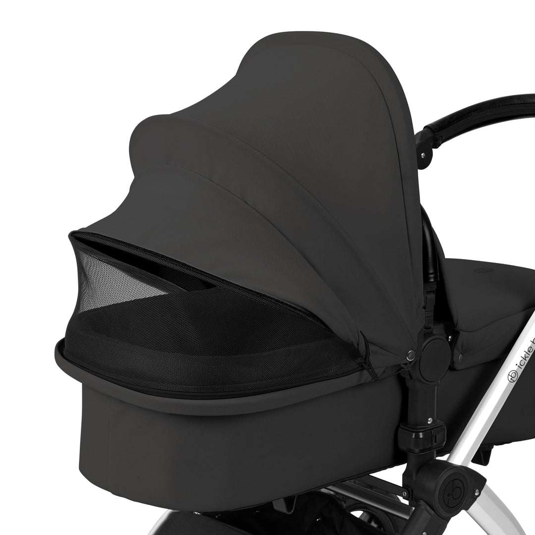 Ickle Bubba Stomp Luxe 12 Piece Maxi-Cosi CabrioFix i-Size Travel System Bundle, Charcoal Grey / Silver - image 16