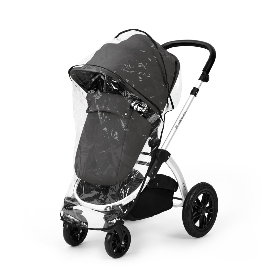 Ickle Bubba Stomp Luxe 12 Piece Maxi-Cosi CabrioFix i-Size Travel System Bundle, Charcoal Grey / Silver - image 20