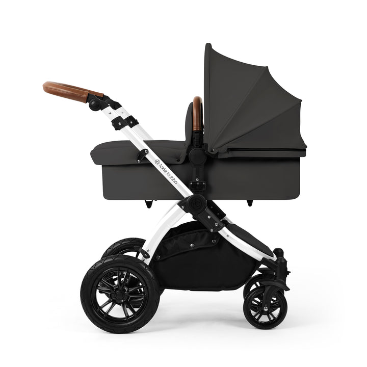 Ickle Bubba Stomp Luxe 12 Piece Maxi-Cosi CabrioFix i-Size Travel System Bundle, Charcoal Grey / Silver - image 3