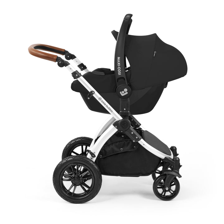 Ickle Bubba Stomp Luxe 12 Piece Maxi-Cosi CabrioFix i-Size Travel System Bundle, Charcoal Grey / Silver - image 10