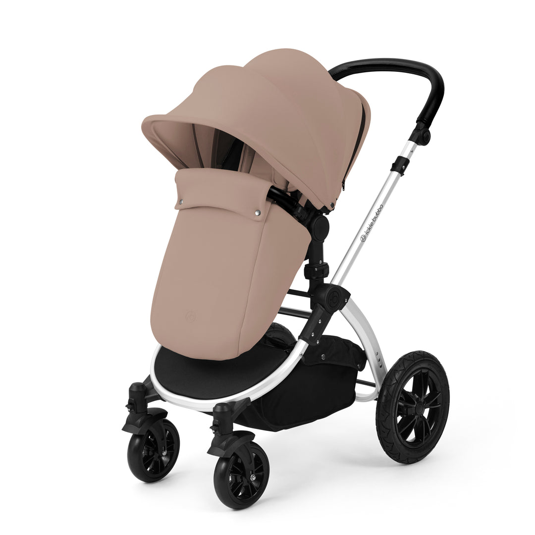 Ickle Bubba Stomp Luxe 12 Piece Maxi-Cosi CabrioFix i-Size Travel System Bundle, Desert / Silver - image 6