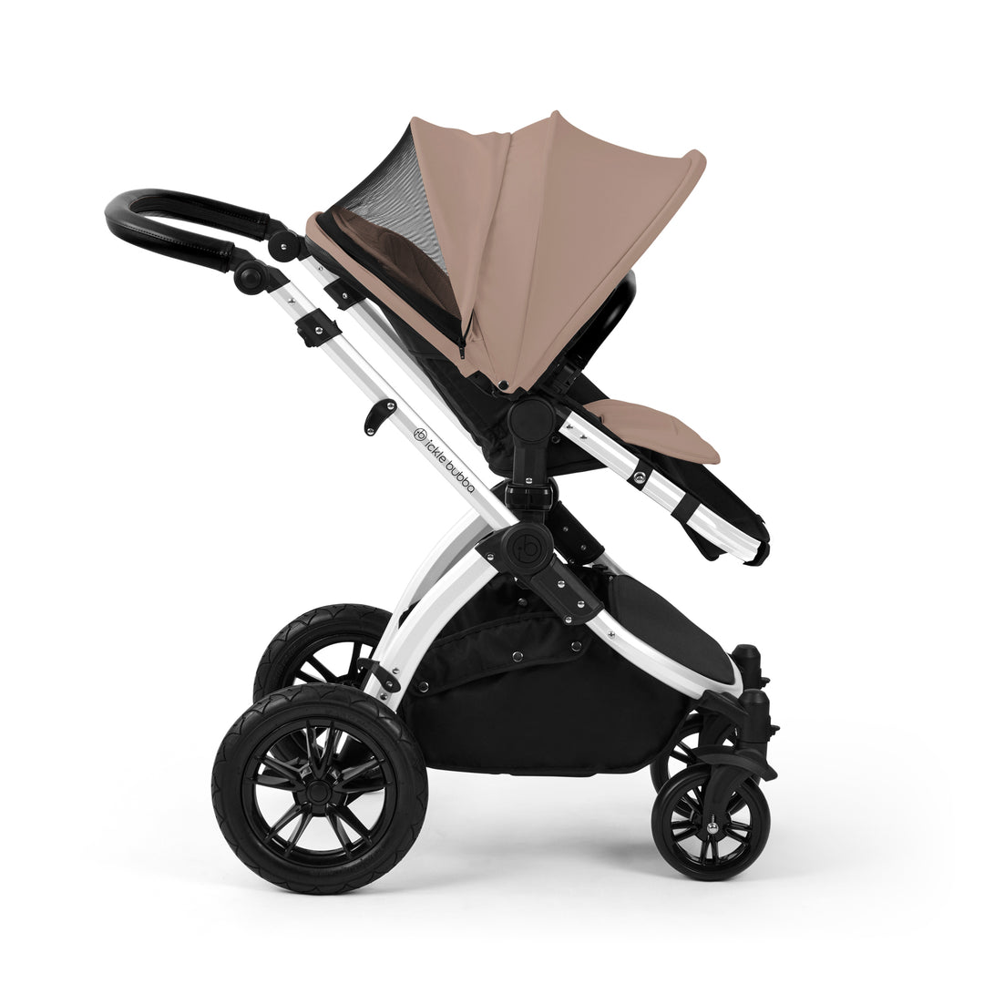 Ickle Bubba Stomp Luxe 12 Piece Maxi-Cosi CabrioFix i-Size Travel System Bundle, Desert / Silver - image 8