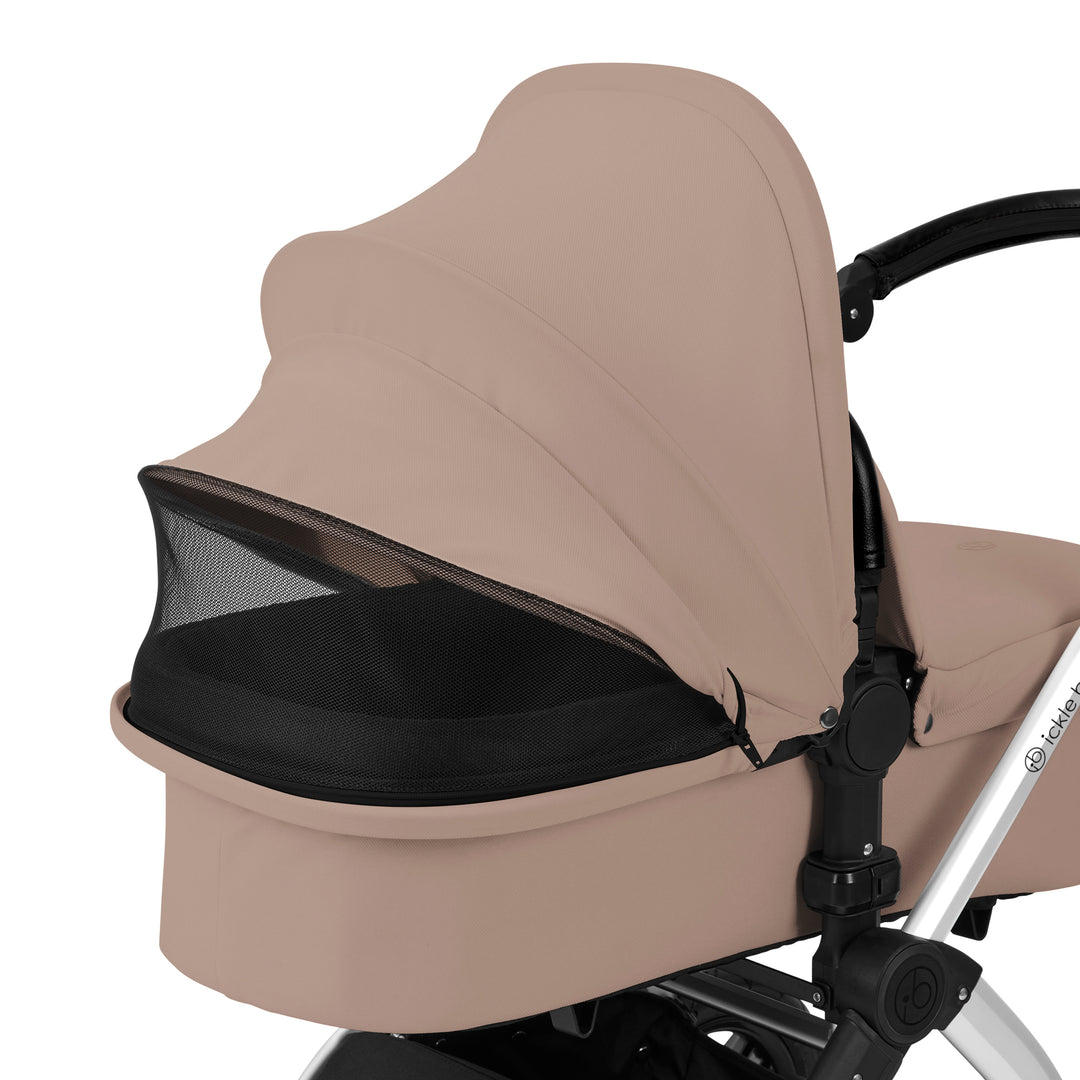 Ickle Bubba Stomp Luxe 12 Piece Maxi-Cosi CabrioFix i-Size Travel System Bundle, Desert / Silver - image 16