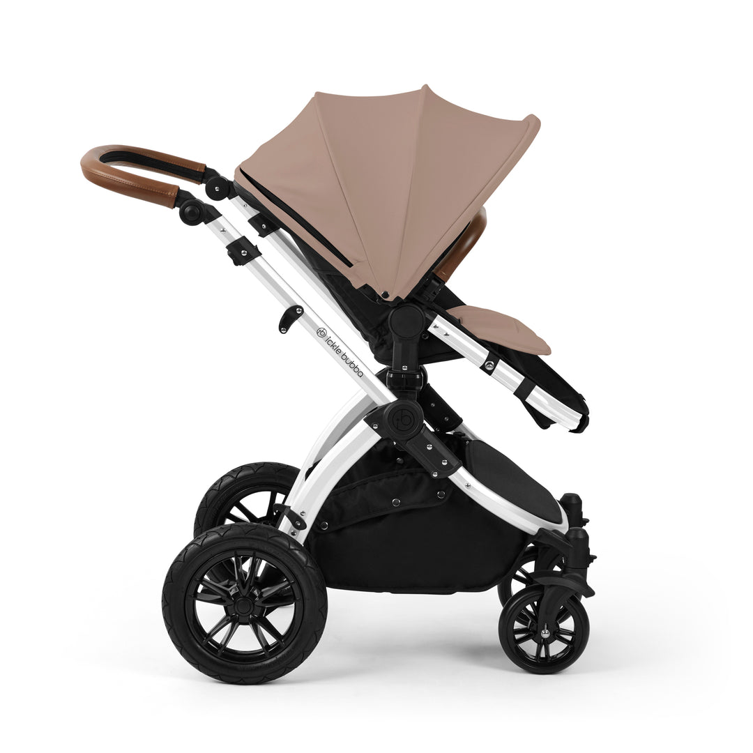 Ickle Bubba Stomp Luxe 12 Piece Maxi-Cosi CabrioFix i-Size Travel System Bundle, Desert / Silver - image 7
