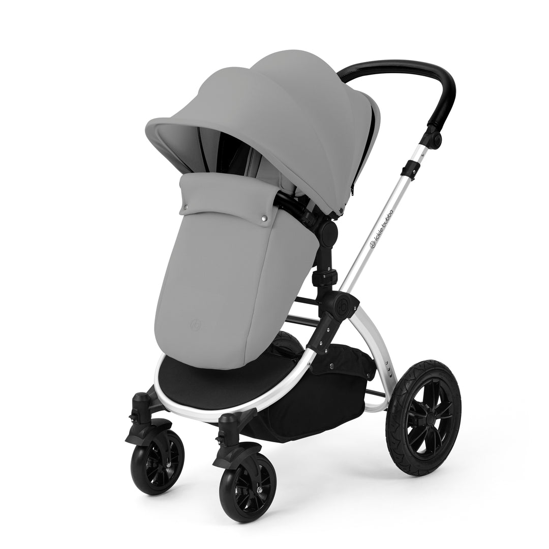 Ickle Bubba Stomp Luxe 12 Piece Maxi-Cosi CabrioFix i-Size Travel System Bundle, Pearl Grey / Silver - image 6