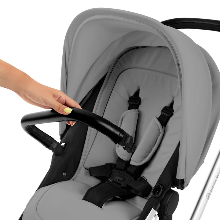 Ickle Bubba Stomp Luxe 12 Piece Maxi-Cosi CabrioFix i-Size Travel System Bundle, Pearl Grey / Silver - image 17