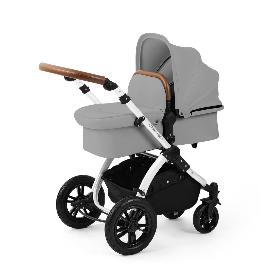 Ickle Bubba Stomp Luxe 12 Piece Maxi-Cosi CabrioFix i-Size Travel System Bundle, Pearl Grey / Silver - image 2