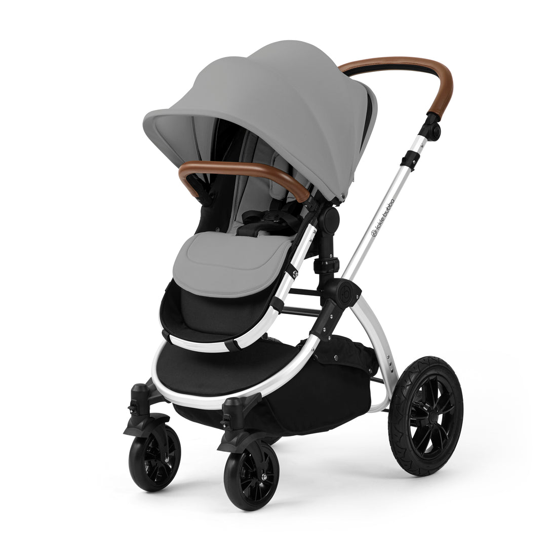 Ickle Bubba Stomp Luxe 12 Piece Maxi-Cosi CabrioFix i-Size Travel System Bundle, Pearl Grey / Silver - image 5