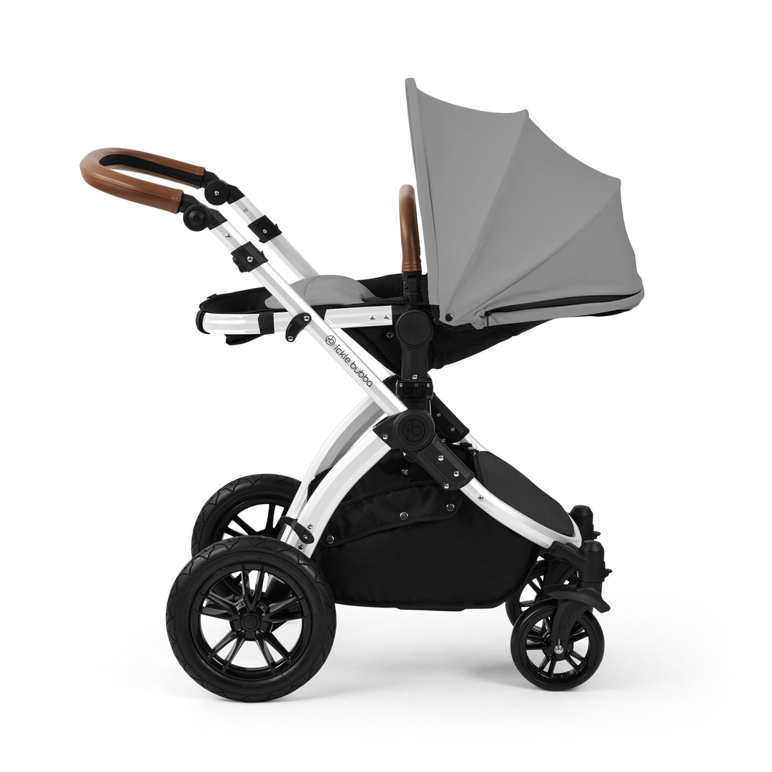 Ickle Bubba Stomp Luxe 12 Piece Maxi-Cosi CabrioFix i-Size Travel System Bundle, Pearl Grey / Silver - image 9
