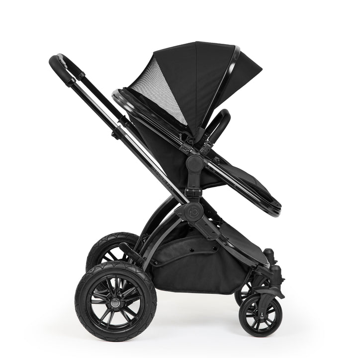 Ickle Bubba Stomp Luxe Elements Edition 15 Piece Travel System with i-Size Nimbus 180° Spin Car Seat & ISOFIX Base, Raven - image 8