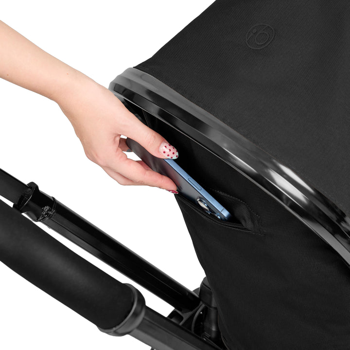 Ickle Bubba Stomp Luxe Elements Edition 15 Piece Travel System with i-Size Nimbus 180° Spin Car Seat & ISOFIX Base, Raven - image 17