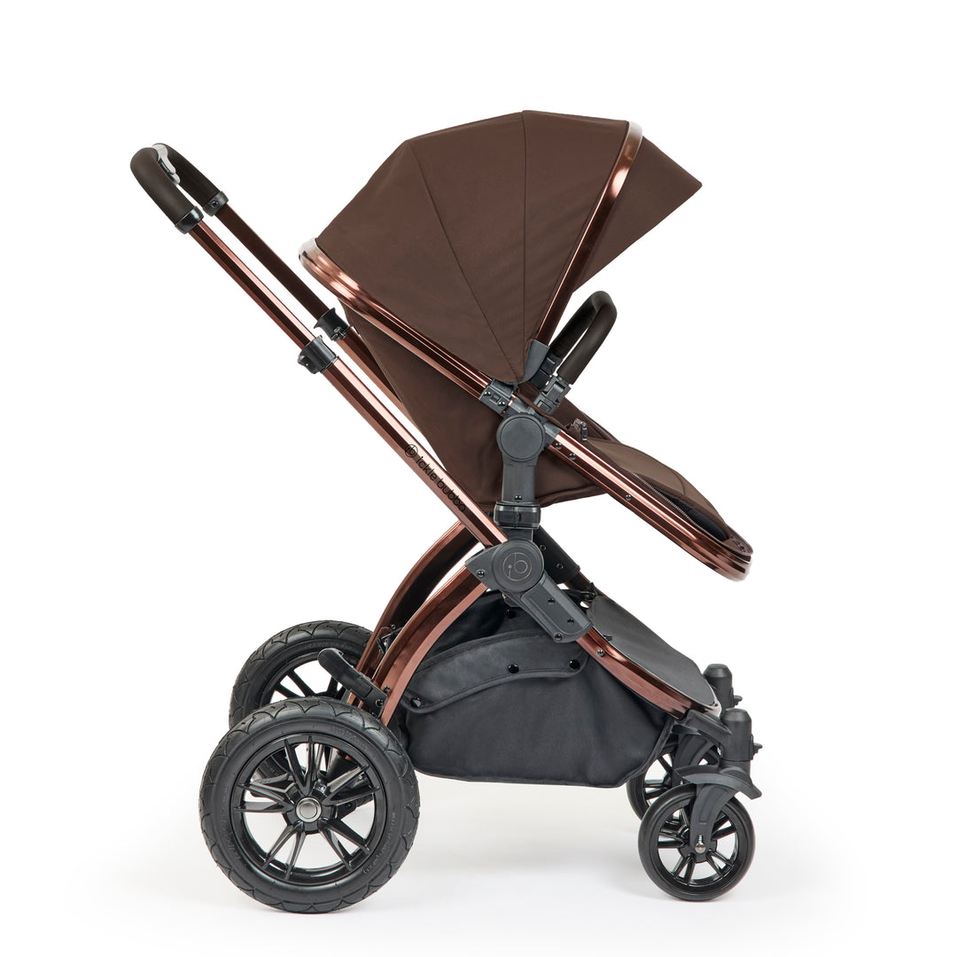 Ickle Bubba Stomp Luxe Elements Edition 15 Piece Travel System with i-Size Nimbus 180° Spin Car Seat & ISOFIX Base, Chestnut - image 7