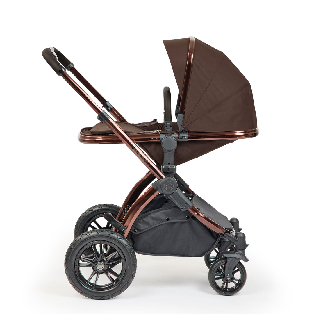 Ickle Bubba Stomp Luxe Elements Edition 15 Piece Travel System with i-Size Nimbus 180° Spin Car Seat & ISOFIX Base, Chestnut - image 9
