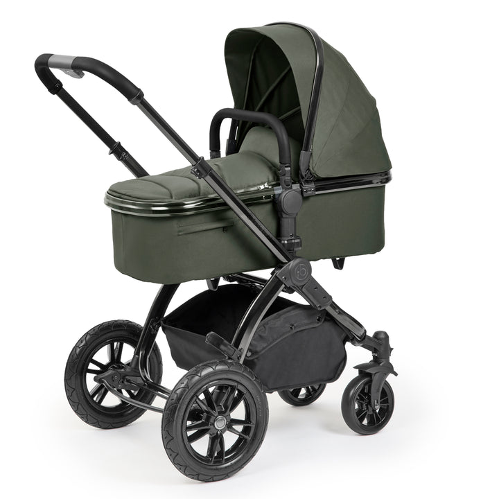 Ickle Bubba Stomp Luxe Elements Edition 15 Piece Travel System with i-Size Nimbus 180° Spin Car Seat & ISOFIX Base, Forest - image 2