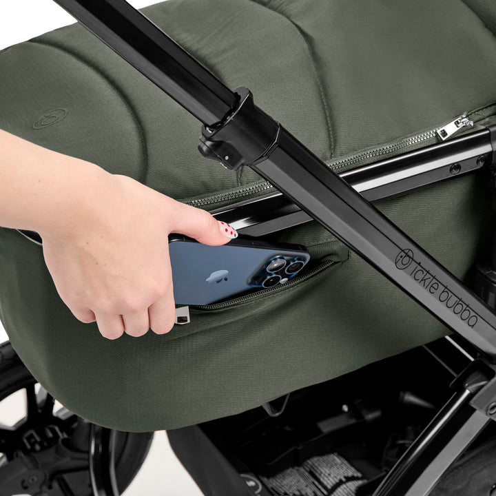 Ickle Bubba Stomp Luxe Elements Edition 15 Piece Travel System with i-Size Nimbus 180° Spin Car Seat & ISOFIX Base, Forest - image 16