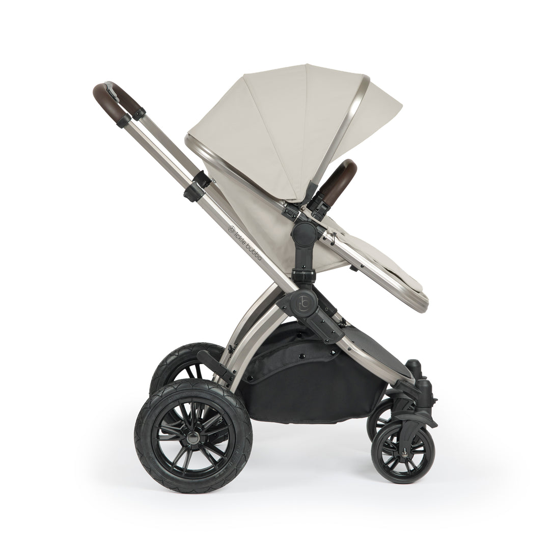 Ickle Bubba Stomp Luxe Elements Edition 15 Piece Travel System with i-Size Nimbus 180° Spin Car Seat & ISOFIX Base, Moonbeam - image 7