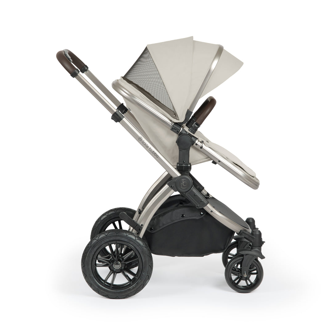 Ickle Bubba Stomp Luxe Elements Edition 15 Piece Travel System with i-Size Nimbus 180° Spin Car Seat & ISOFIX Base, Moonbeam - image 8