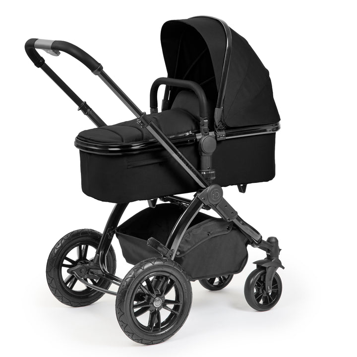 Ickle Bubba Stomp Luxe Elements Edition 16 Piece Travel Bundle with Nimbus i-Size 180° Spin and Radial i-Size Plus 360° Spin Car Seats & ISOFIX Bases, Raven - image 2