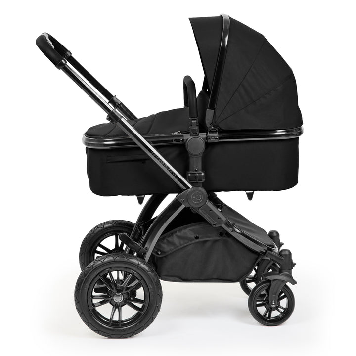 Ickle Bubba Stomp Luxe Elements Edition 16 Piece Travel Bundle with Nimbus i-Size 180° Spin and Radial i-Size Plus 360° Spin Car Seats & ISOFIX Bases, Raven - image 3