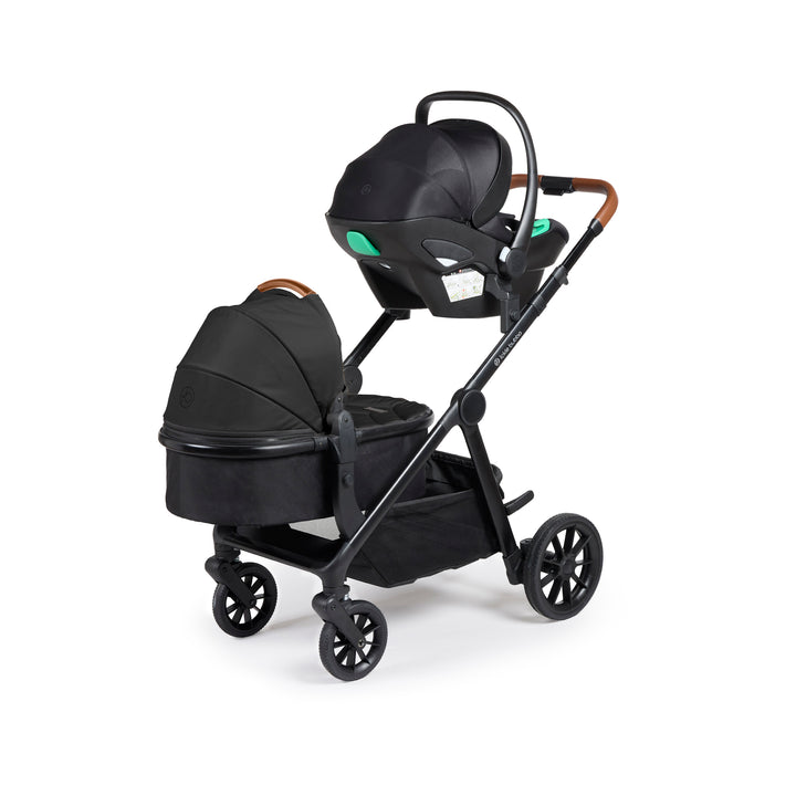 Ickle Bubba Virgo Growing Family 14 Piece Travel System with i-Size Nimbus Car Seat & Spin ISOFIX Base, Black - image 6