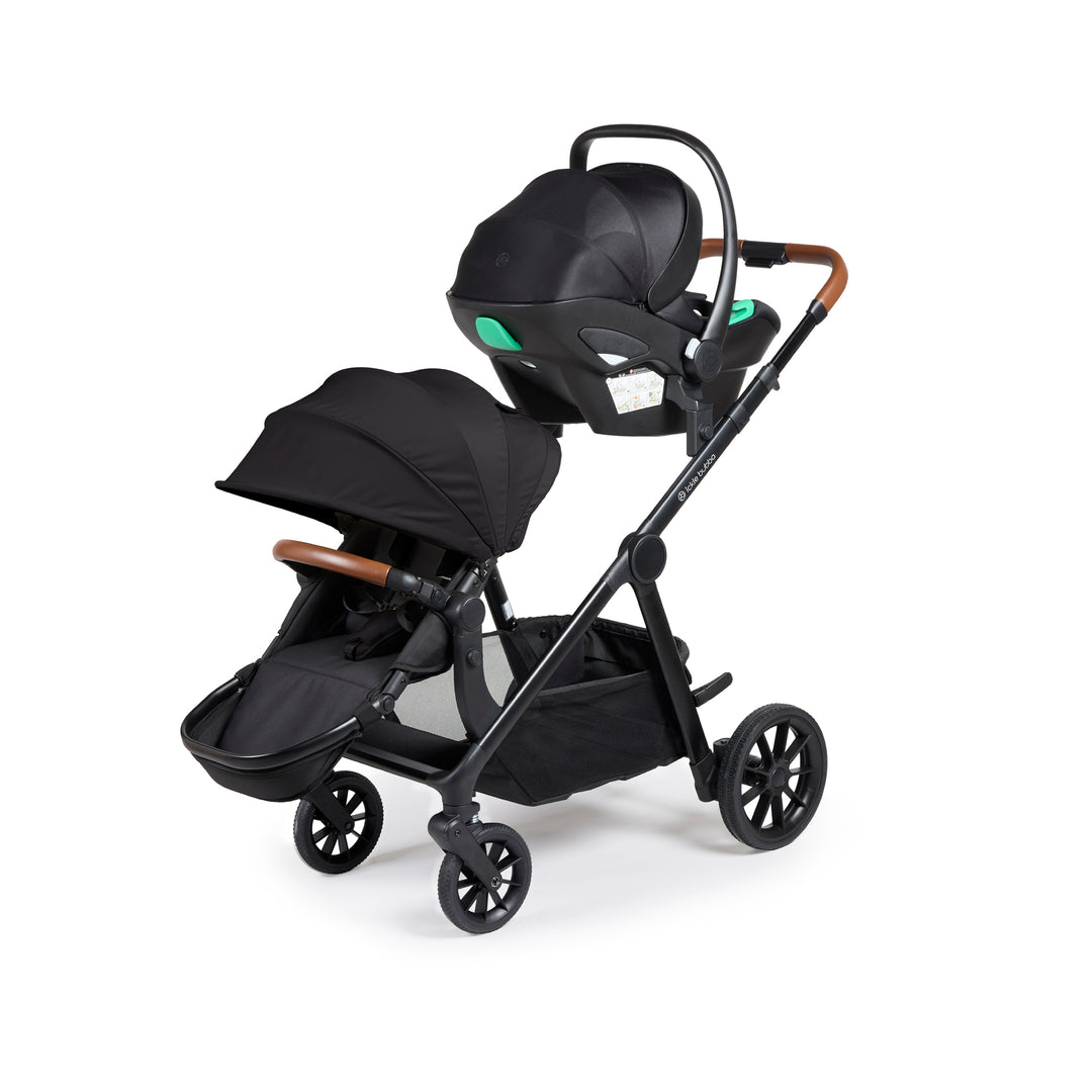 Ickle Bubba Virgo Growing Family 14 Piece Travel System with i-Size Nimbus Car Seat & Spin ISOFIX Base, Black - image 7
