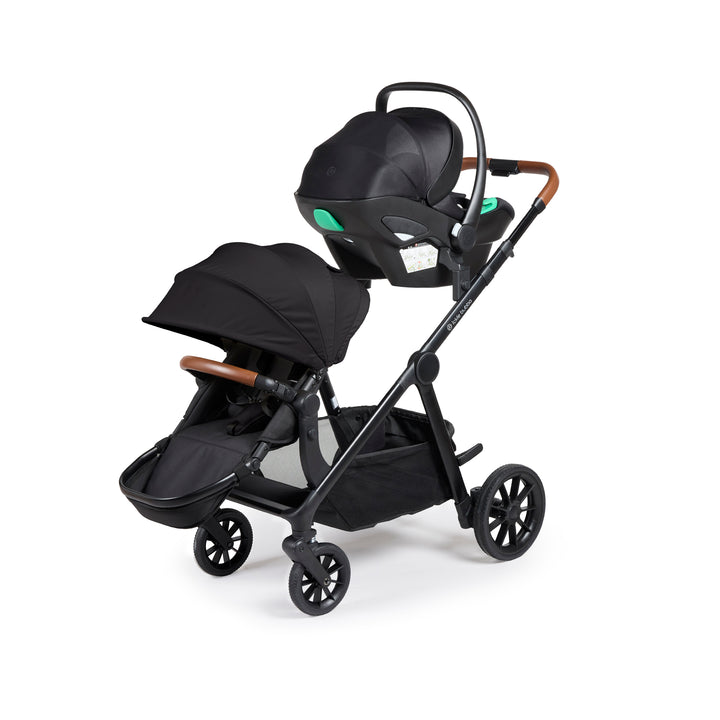 Ickle Bubba Virgo Growing Family 14 Piece Travel System with i-Size Nimbus Car Seat & Spin ISOFIX Base, Black - image 7