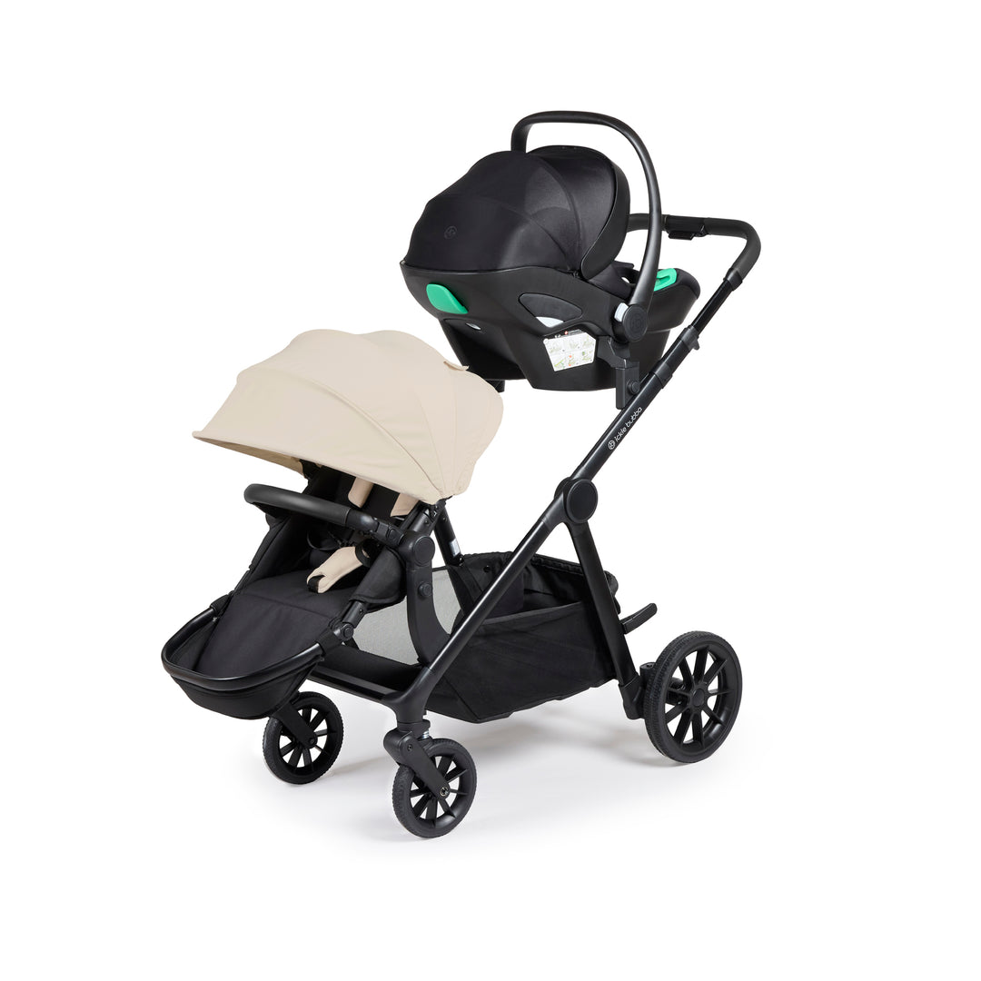 Ickle Bubba Virgo Growing Family 14 Piece Travel System with i-Size Nimbus Car Seat & Spin ISOFIX Base, Stone - image 7