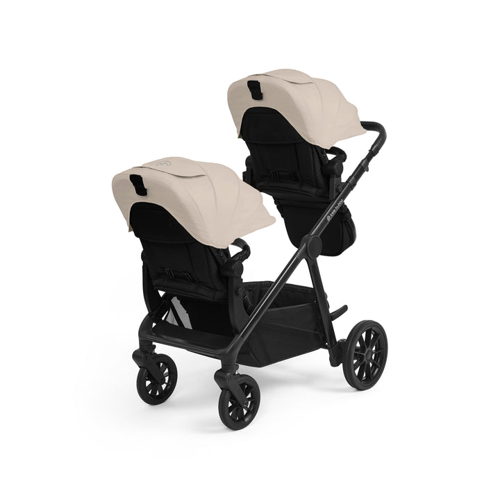 Ickle Bubba Virgo Twin 18 Piece Travel System with i-Size Nimbus Car Seats & Spin ISOFIX Bases -Stone - image 3
