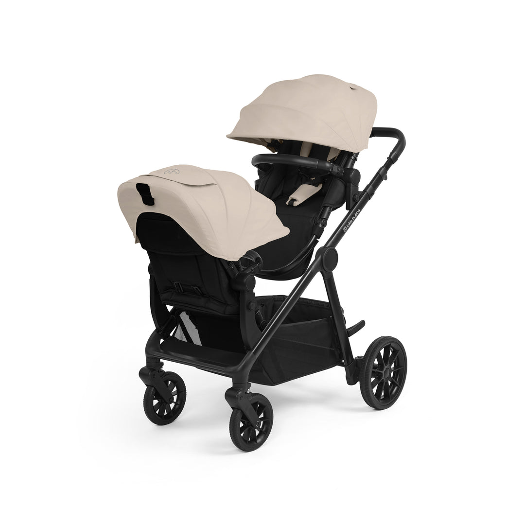 Ickle Bubba Virgo Twin 18 Piece Travel System with i-Size Nimbus Car Seats & Spin ISOFIX Bases -Stone - image 5